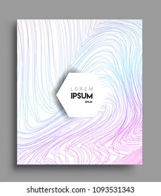 Abstract geometric line pattern background for business brochure cover design. colorful, Applicable for placards, brochures, posters, covers and banners. Vector Design