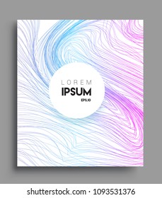 Abstract geometric line pattern background for business brochure cover design. colorful, Applicable for placards, brochures, posters, covers and banners. Vector Design