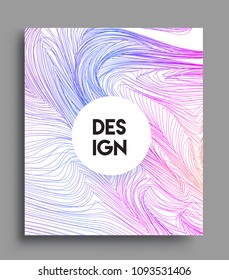 Abstract geometric line pattern background for business brochure cover design. colorful, Applicable for placards, brochures, posters, covers and banners. Vector Design