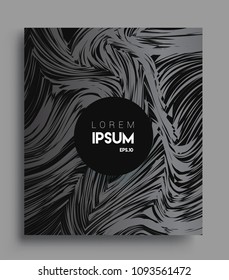 Abstract geometric line pattern background for business brochure cover design. black and white, Applicable for placards, brochures, posters, covers and banners. Vector Design