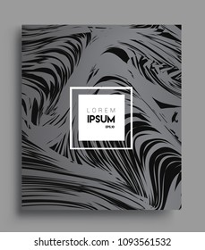 Abstract geometric line pattern background for business brochure cover design. black and white, Applicable for placards, brochures, posters, covers and banners. Vector Design