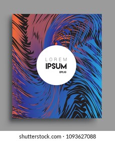 Abstract geometric line pattern background for business brochure cover design. colorful, Applicable for placards, brochures, posters, covers and banners. Vector Design