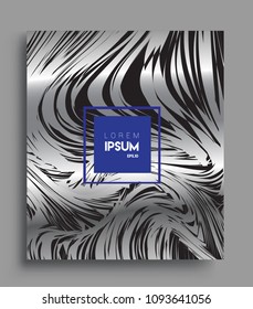 Abstract geometric line pattern background for business brochure cover design. black and white, Applicable for placards, brochures, posters, covers and banners. Vector Design