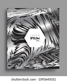 Abstract geometric line pattern background for business brochure cover design. black and white, Applicable for placards, brochures, posters, covers and banners. Vector Design