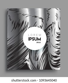 Abstract geometric line pattern background for business brochure cover design. black and white, Applicable for placards, brochures, posters, covers and banners. Vector Design