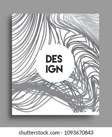 
Abstract geometric line pattern background for business brochure cover design. black and white, Applicable for placards, brochures, posters, covers and banners. Vector Design