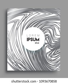 
Abstract geometric line pattern background for business brochure cover design. black and white, Applicable for placards, brochures, posters, covers and banners. Vector Design