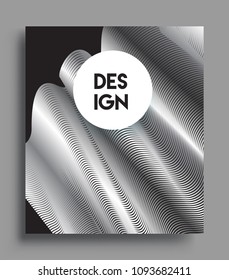Abstract geometric line pattern background silver color for cover design and business brochure, Applicable for placards, brochures, posters, covers and banners. Vector Design.