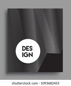 Abstract geometric line pattern background silver color for cover design and business brochure, Applicable for placards, brochures, posters, covers and banners. Vector Design.