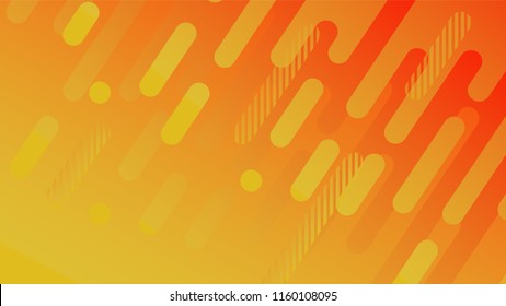 Abstract geometric line pattern background for business brochure cover design. yellow, red, orange, vector banner poster template. Vector illustration 10 EPS