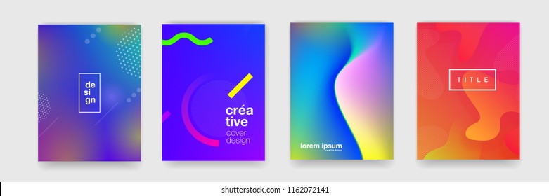 Abstract geometric line pattern background for business brochure cover design template
