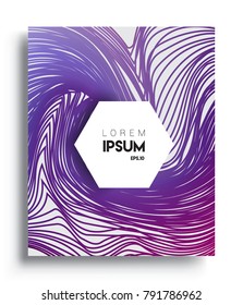 Abstract geometric line pattern background for business brochure cover design. colorful, Applicable for placards, brochures, posters, covers and banners. Vector Design
