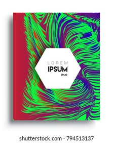 Abstract geometric line pattern background for business brochure cover design. colorful, Applicable for placards, brochures, posters, covers and banners. Vector Design