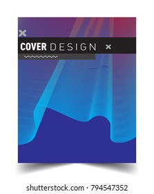 Abstract geometric line pattern background for business brochure cover design. colorful, Applicable for placards, brochures, posters, covers and banners. Vector Design