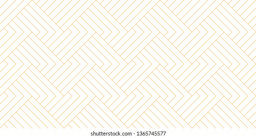 Abstract geometric line pattern seamless orange diagonal line on white background. Summer vector design.