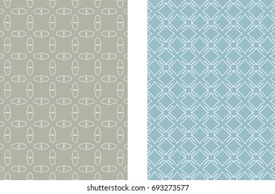 Abstract geometric line patterns, size A4. Monochrome ornamental lace pattern. Vector set of trendy linear backgrounds for flyers, wallpapers, banners, business cards.