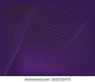 Línea geométrica Abstractas, fondo de la perspectiva con efecto dimensional 3D	