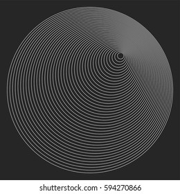 Abstract geometric line shapes - Vector template Design