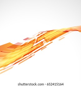 Abstract geometric line vector background. Technology Background.