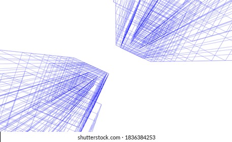 abstract geometric linear architectural background