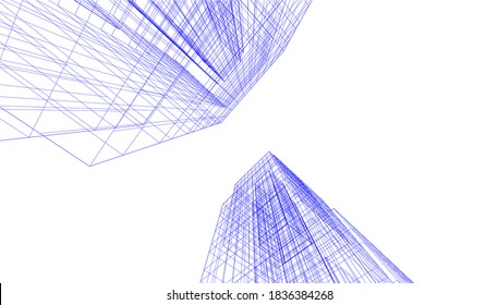 abstract geometric linear architectural background