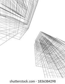 abstract geometric linear architectural background