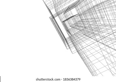 abstract geometric linear architectural background