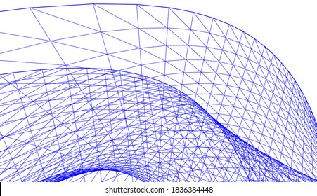 abstract geometric linear architectural background