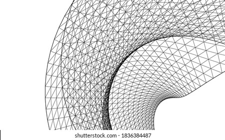 abstract geometric linear architectural background