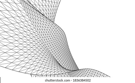 abstract geometric linear architectural background