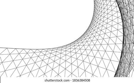 abstract geometric linear architectural background