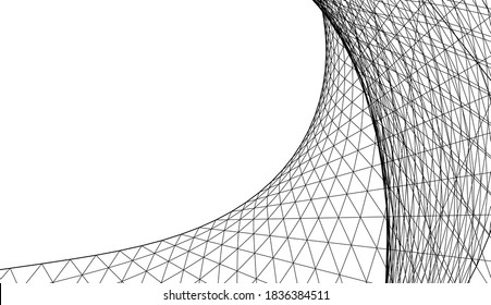abstract geometric linear architectural background