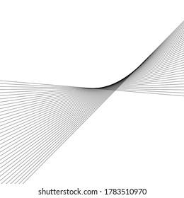 Abstrakte geometrische, lineare Hintergrundkunst