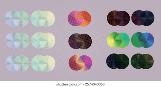 Abstract Geometric Linear background design collection. Bauhaus modern design, printable posters, banners, template concept design. Vector illustrations.