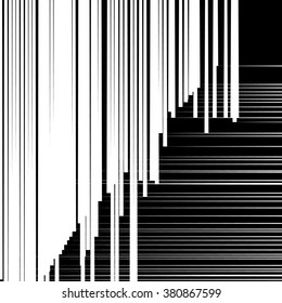 Abstract geometric lines art image