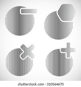 Abstract Geometric Lines Background .