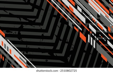 Fundo de linhas geométricas abstratas para equipe de camisa extrema, corridas, jogos, etc