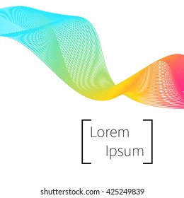 Abstract geometric lines background. Unique illustration for t-shirts, banners, flyers and other types of business design. Vector illustration