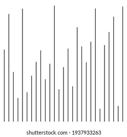 Abstract geometric lines design element