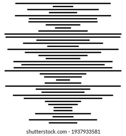 Abstract geometric lines design element