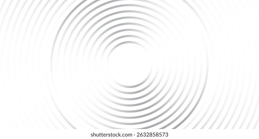 Abstract geometric lines glowing on dark background. Modern shiny circle lines pattern. Futuristic technology concept. Vector illustration