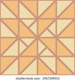 Abstrakte Illustration geometrischer Linien, keramisches, nahtloses Muster, Vektorhintergrund.
