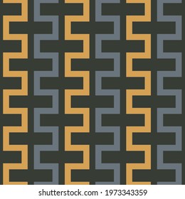 Abstract Geometric Lines Illustration, Seamless Pattern, Vector Background.