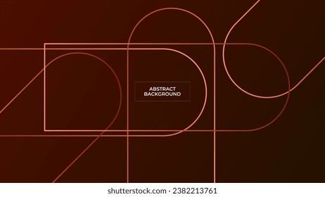 ABSTRACT GEOMETRIC LINES ON BACKGROUND GRADIENT BROWN COLOR DESIGN VECTOR TEMPLATE GOOD FOR MODERN WEBSITE, WALLPAPER, COVER DESIGN 