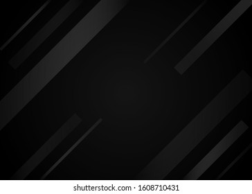 Abstract geometric lines on black background  blank space for text vector illustration
