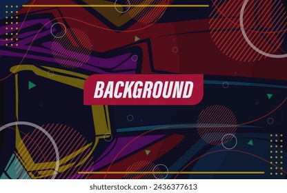 Abstract geometric lines on dark color background. Modern circle lines pattern. Futuristic technology concept. Suit for cover, poster, banner, brochure, header, website