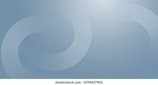 Abstract geometric lines on gray background. Geometric stripe line art design for poster, brochure, cover, website, banner.