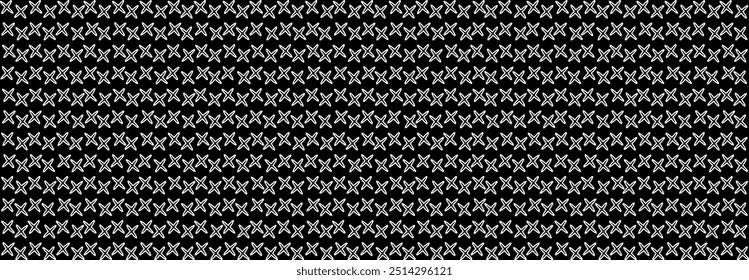 Abstract, Geometric, Lines, pattern, circle, flowers, Illustration, vector, alternating overlapping, symmetrical, orderly arrangement background, black and white, banner, website, template, dark.