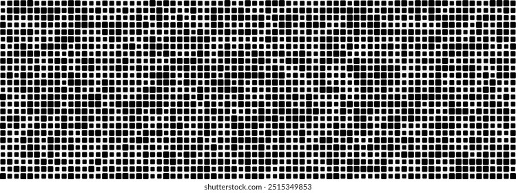 Abstract, Geometric, Lines, pattern, circle, square, Illustration, vector, alternating overlapping, symmetrical, orderly arrangement background, black and white, banner, website, template, dark.