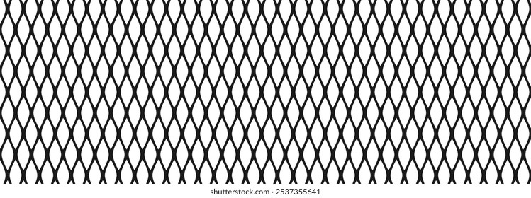 Abstract, Geometric, Lines, pattern, circle, Ellipse, Illustration, vector, alternating overlapping, symmetrical, orderly arrangement background, black and white, banner, website, template.